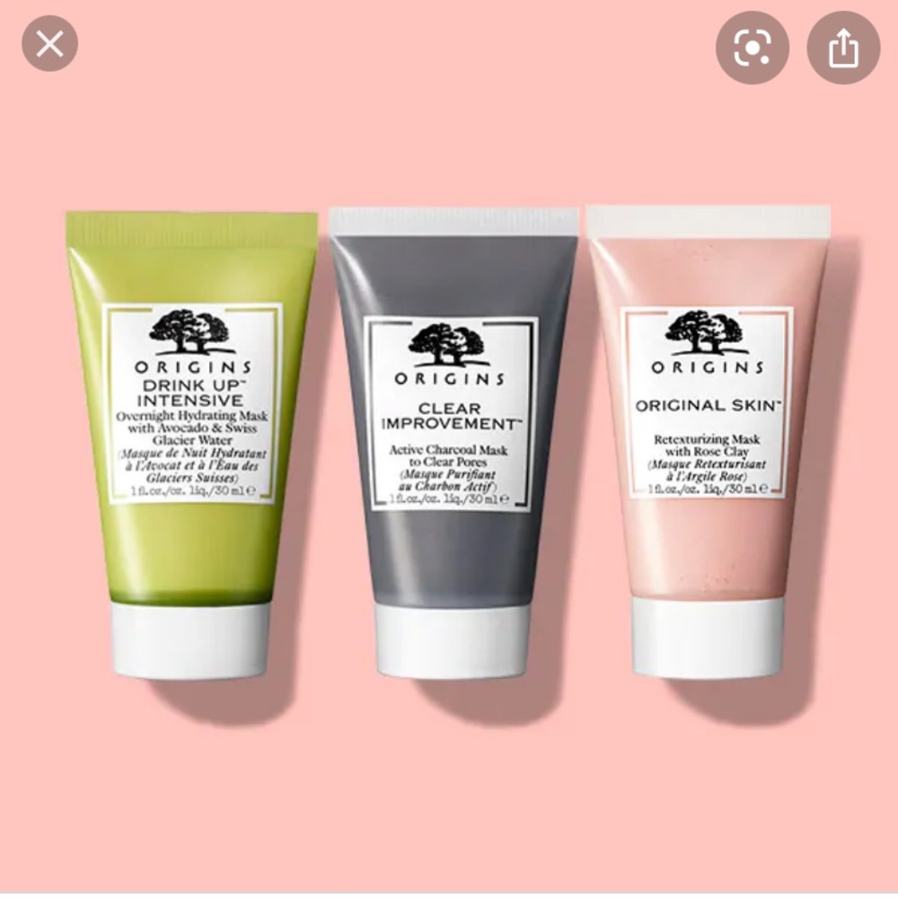 Origins 3 pack Face Mask 2.5 OZ!
